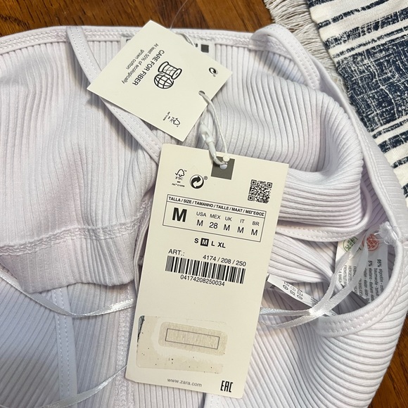 Zara Shirt SZ MED NWT - Picture 6 of 7